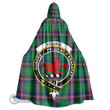 1stScotland Clothing - Young Modern Clan Tartan Crest Unisex Hooded Cloak A7 | 1stScotland