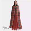 1stScotland Clothing - Chisholm Ancient Clan Tartan Crest Unisex Hooded Cloak A7