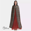 1stScotland Clothing - Murray of Atholl Weathered Clan Tartan Crest Unisex Hooded Cloak A7
