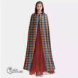1stScotland Clothing - MacLachlan Ancient Clan Tartan Crest Unisex Hooded Cloak A7