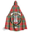 1stScotland Clothing - MacLean of Duart Modern Clan Tartan Crest Unisex Hooded Cloak A7 | 1stScotland