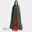 1stScotland Clothing - Tweedside District Tartan Unisex Hooded Cloak A7