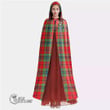 1stScotland Clothing - MacLean of Duart Modern Clan Tartan Crest Unisex Hooded Cloak A7