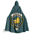 1stScotland Clothing - Campbell Ancient 02 Clan Tartan Crest Unisex Hooded Cloak A7 | 1stScotland