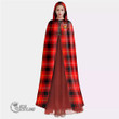 1stScotland Clothing - MacIver Modern Clan Tartan Crest Unisex Hooded Cloak A7