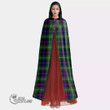 1stScotland Clothing - Sutherland Modern Tartan Unisex Hooded Cloak A7