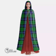 1stScotland Clothing - Graham of Menteith Modern Tartan Unisex Hooded Cloak A7