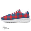 1stScotland Shoes - Galloway Red Tartan Air Running Shoes A7