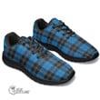 1stScotland Shoes - Ramsay Blue Ancient Tartan Air Running Shoes A7 | 1stScotland