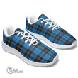 1stScotland Shoes - Ramsay Blue Ancient Tartan Air Running Shoes A7