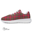 1stScotland Shoes - Shaw Red Modern Tartan Air Running Shoes A7