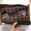 1stScotland Shoes - Stewart Black Tartan Air Running Shoes A7