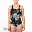 1stScotland Clothing - Viking Raven and Compass - Women Low Cut Swimsuit A95 | 1stScotland