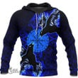 1stScotland Clothing - Viking Raven and Compass - Blue Version - Hoodie A95 | 1stScotland