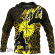 1stScotland Clothing - Viking Raven and Compass - Gold Version - Hoodie A95 | 1stScotland