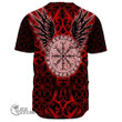 1stScotland Clothing - Viking Raven and Compass - Red Version - Baseball Jerseys A95 | 1stScotland