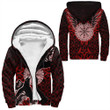 1stScotland Clothing - Viking Raven and Compass - Red Version - Sherpa Hoodies A95 | 1stScotland