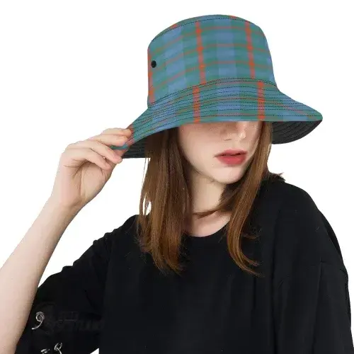 Agnew Ancient Tartan Bucket Hat for Women and Men A9
