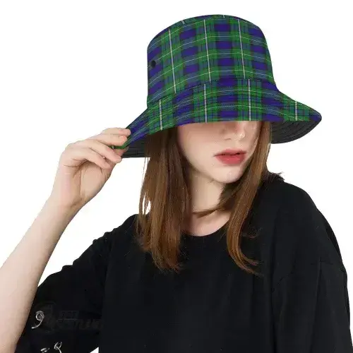 Alexander Scottish Tartan Bucket Hat for Women and Men A9