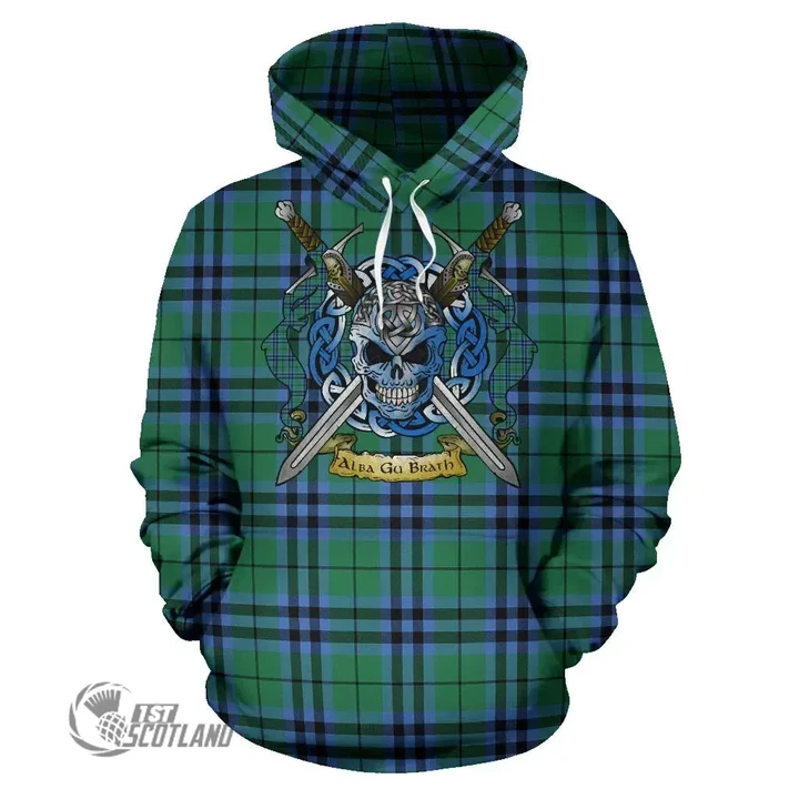 1stScotland - Keith Ancient Tartan Hoodie Celtic Scottish Warrior A79 | 1stScotland.com
