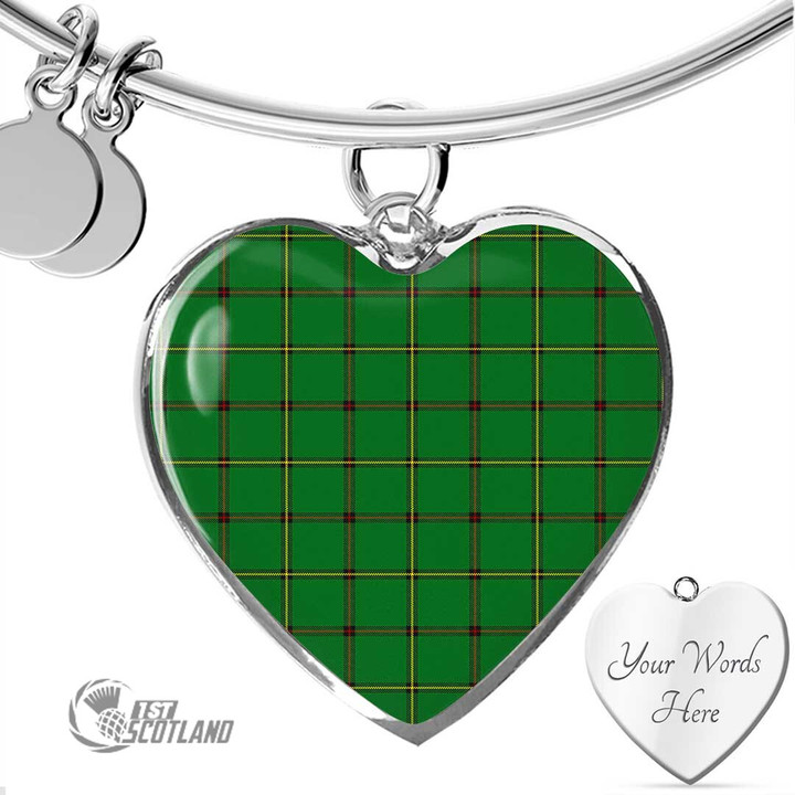 1stScotland Jewelry - Don _Tribe Of Mar Tartan Heart Bangle A7 | 1stScotland