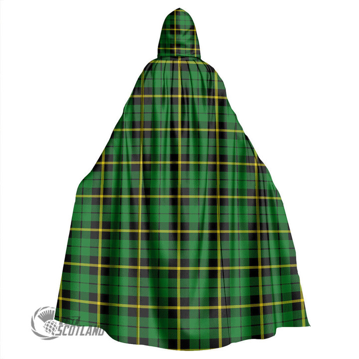 1stScotland Clothing - Wallace Hunting Green Tartan Unisex Hooded Cloak A7 | 1stScotland