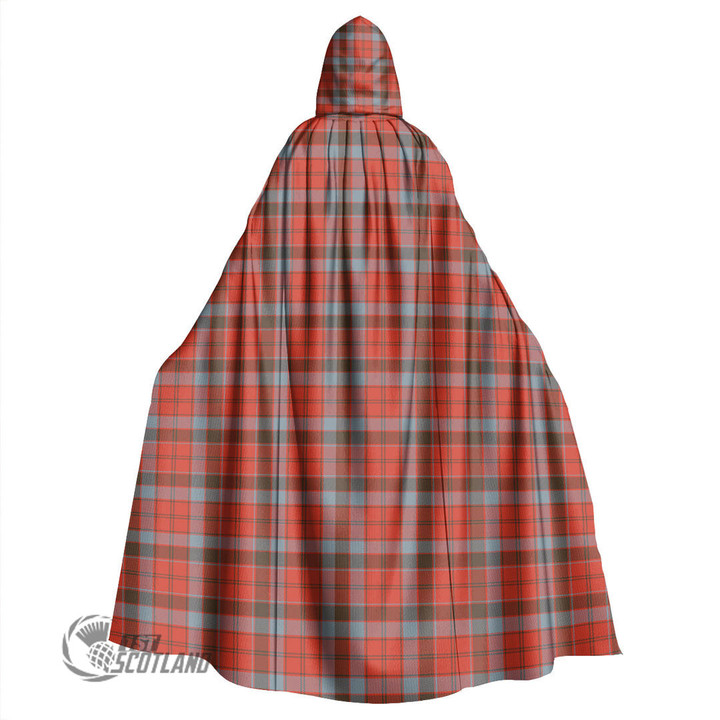 1stScotland Clothing - Robertson Weathered Tartan Unisex Hooded Cloak A7 | 1stScotland