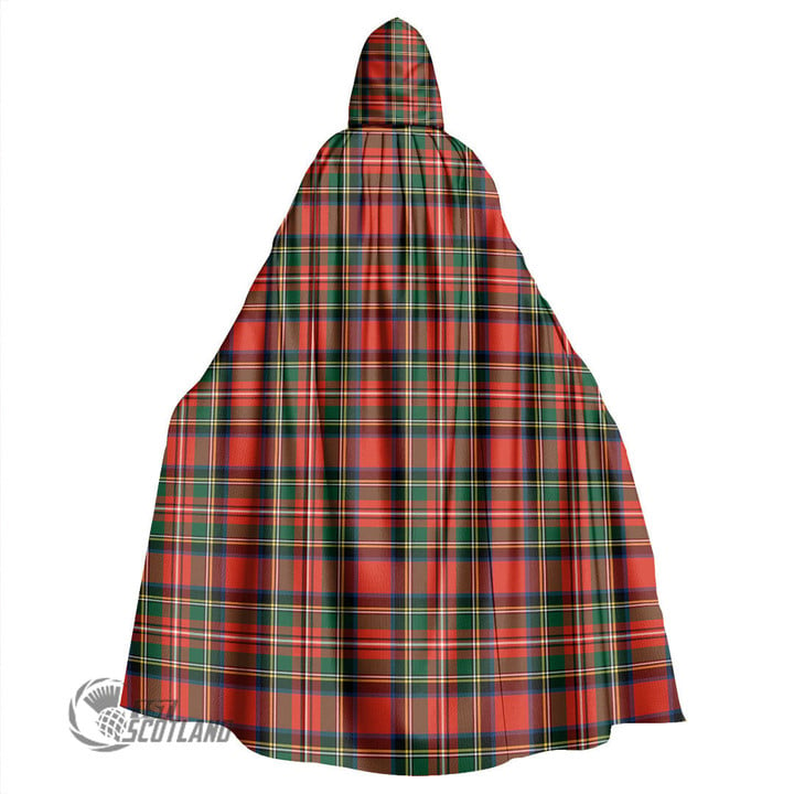 1stScotland Clothing - Stewart Royal Modern Tartan Unisex Hooded Cloak A7 | 1stScotland