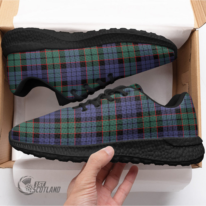 1stScotland Shoes - Fletcher Modern Tartan Air Running Shoes A7