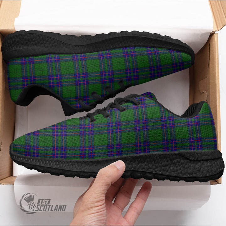 1stScotland Shoes - Lockhart Modern Tartan Air Running Shoes A7