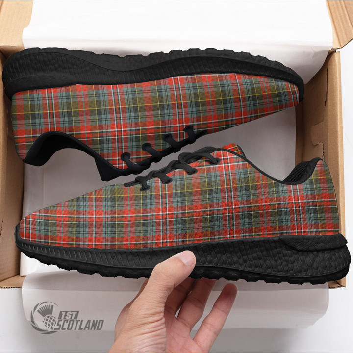 1stScotland Shoes - MacPherson Weathered Tartan Air Running Shoes A7