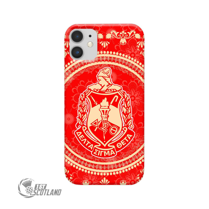 Africa Zone Phone Case - Delta Sigma Theta Floral Pattern 1 Phone Case A35
