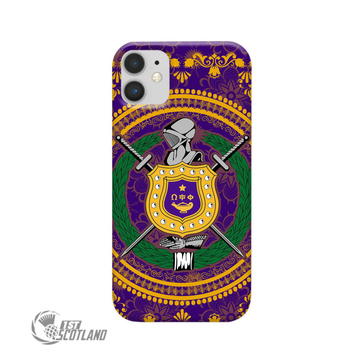 Africa Zone Phone Case - Omega Psi Phi Floral Pattern Phone Case A35