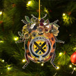 1sttheworld Ornament - House of PURCELL Irish Family Crest Custom Shape Ornament - Ladybug A7 | 1sttheworld