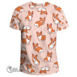 1stScotland Clothing - Cartoon Corgi Dog - T-shirt A7 | 1stScotland