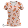 1stScotland Clothing - Cartoon Corgi Dog - V-neck T-shirt A7 | 1stScotland