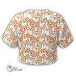 1stScotland Clothing - Cute Corgi Dog - Croptop T-shirt A7 | 1stScotland