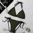1stScotland Clothing - Reid Green Tartan 2 Piece Bikini A35