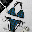 1stScotland Clothing - Fergusson Ancient Tartan 2 Piece Bikini A35