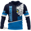 1stScotland Hoodie - Lauderdale Hoodie - Great Lion Style Blue A7 | 1stScotland