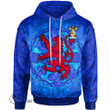 1stScotland Hoodie - MacIntyre Hoodie - Lion With Scotland Thistle A7 | 1stScotland