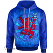 1stScotland Hoodie - Loghlan Hoodie - Lion With Scotland Thistle A7 | 1stScotland