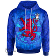 1stScotland Hoodie - Laweston Hoodie - Lion With Scotland Thistle A7 | 1stScotland