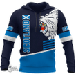 1stScotland Hoodie - Quincey or Quincy Hoodie - Great Lion Style Blue A7 | 1stScotland