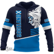 1stScotland Hoodie - Ramsay Hoodie - Great Lion Style Blue A7 | 1stScotland