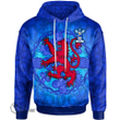 1stScotland Hoodie - Sconce Hoodie - Lion With Scotland Thistle A7 | 1stScotland