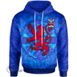 1stScotland Hoodie - Oliphant Hoodie - Lion With Scotland Thistle A7 | 1stScotland