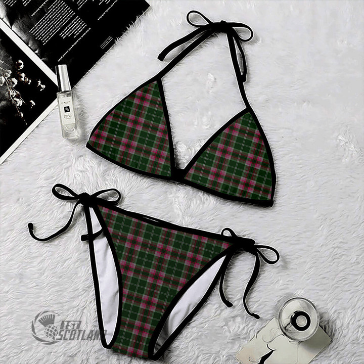 1stScotland Clothing - Gray Hunting Tartan 2 Piece Bikini A35