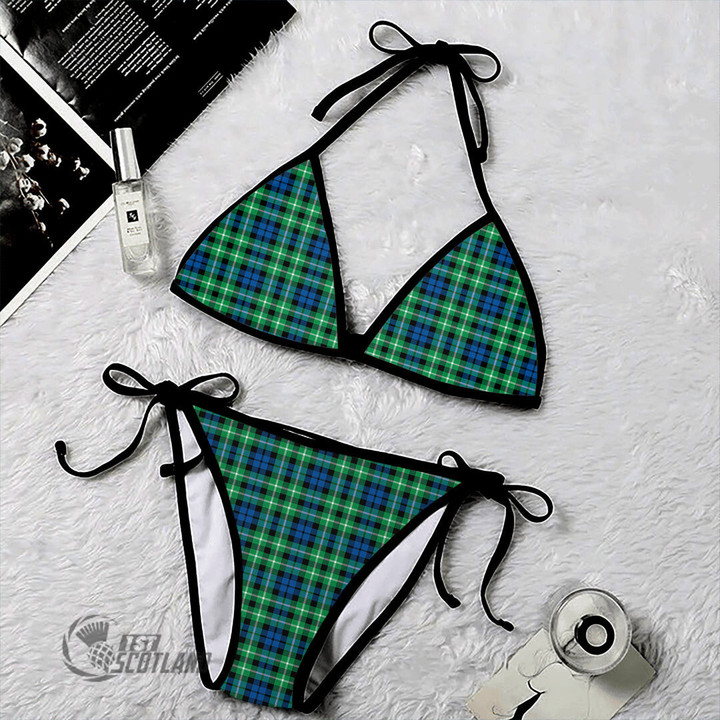 1stScotland Clothing - Graham of Montrose Ancient Tartan 2 Piece Bikini A35