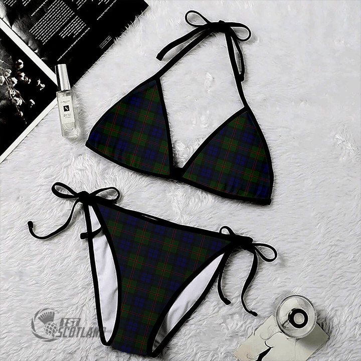 1stScotland Clothing - Dundas Modern Tartan 2 Piece Bikini A35